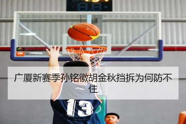 广厦新赛季孙铭徽胡金秋挡拆为何防不住